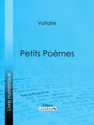cover image of Petits Poèmes